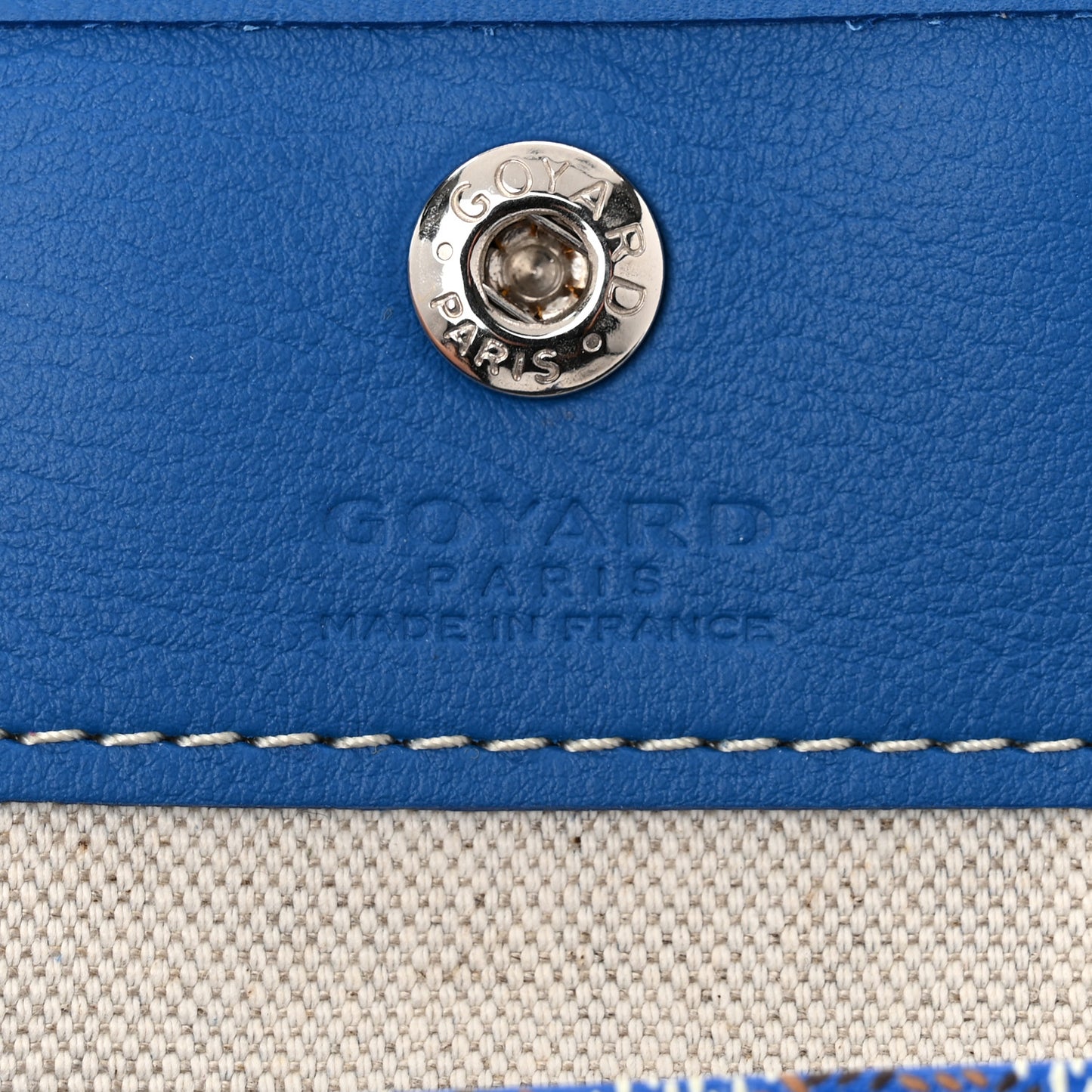 Goyardine Reversible Mini Anjou Sky Blue