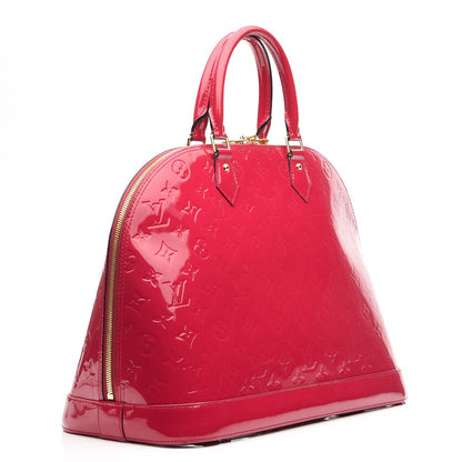 Louis Vuitton Vernis Alma GM Rose Indien 3 of 9