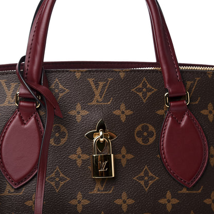 Louis Vuitton Monogram Flower Zipped Tote MM Bordeaux 11 of 12