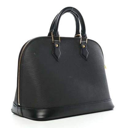 Louis Vuitton Epi Alma PM Black 2 of 7
