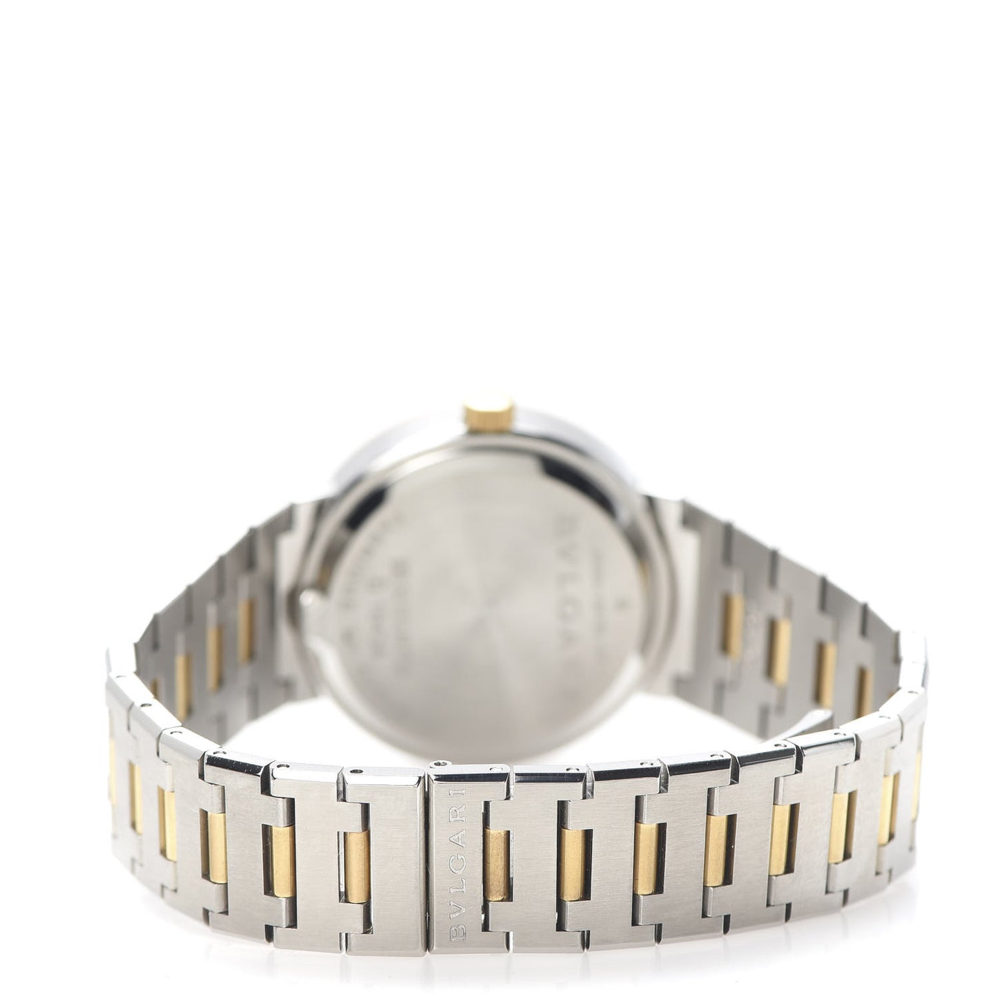 Stainless Steel 18K Yellow Gold 33mm Quartz Watch Black