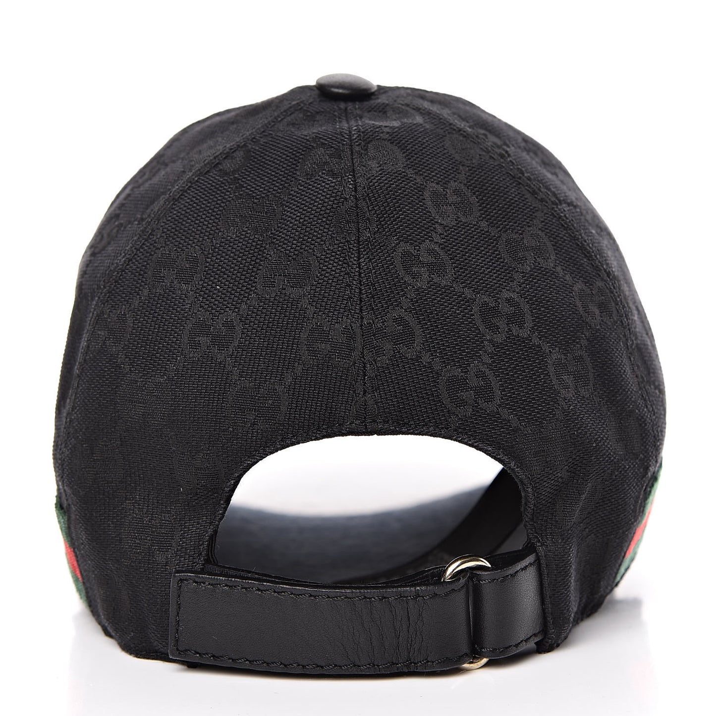 Monogram Web Baseball Hat S Black