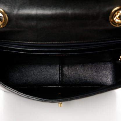 Chanel Lambskin Quilted XL Jumbo Single Flap Black 5 of 12