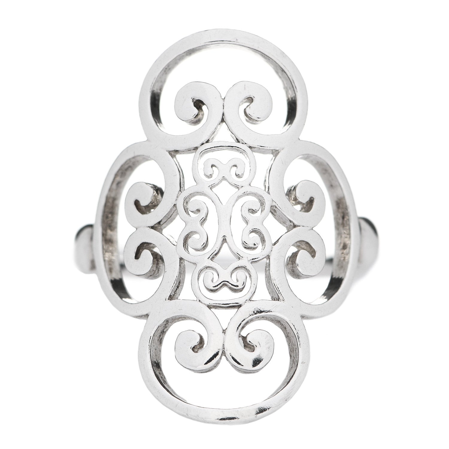 Tiffany Sterling Silver Paloma Picasso Venezia Goldoni Quadruplo Ring 50 5.5 1 of 5