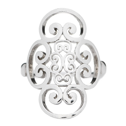 Tiffany Sterling Silver Paloma Picasso Venezia Goldoni Quadruplo Ring 50 5.5 1 of 5