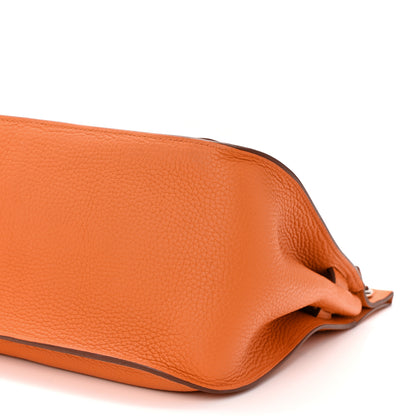 Hermes Taurillon Clemence Jypsiere 31 Orange 18 of 21