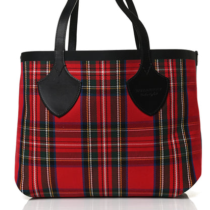Burberry Vintage Check Medium The Giant Reversible Tote Antique Yellow Bright Red 20 of 25