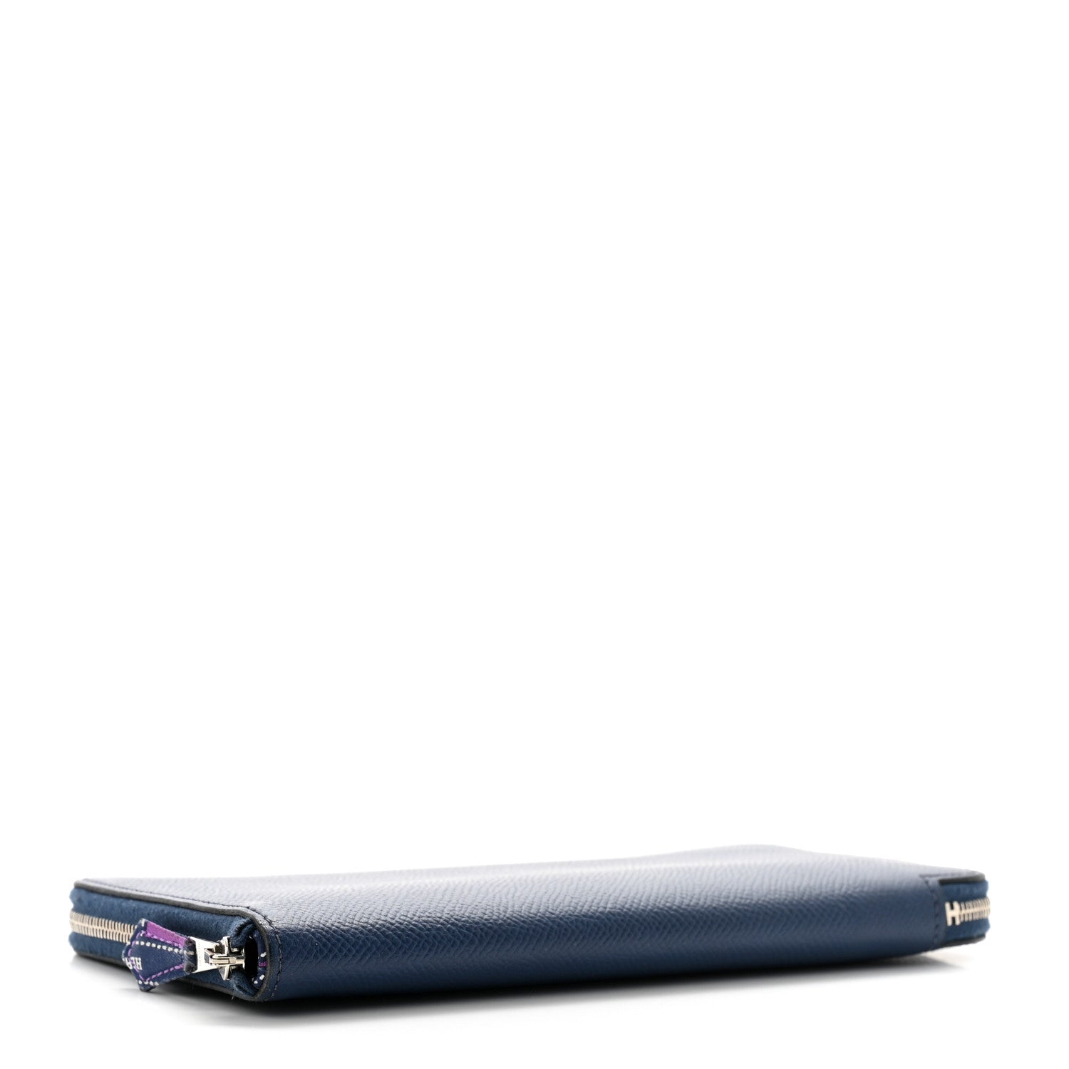 Hermes Epsom Silk'In Wallet Bleu Saphir 4 of 17