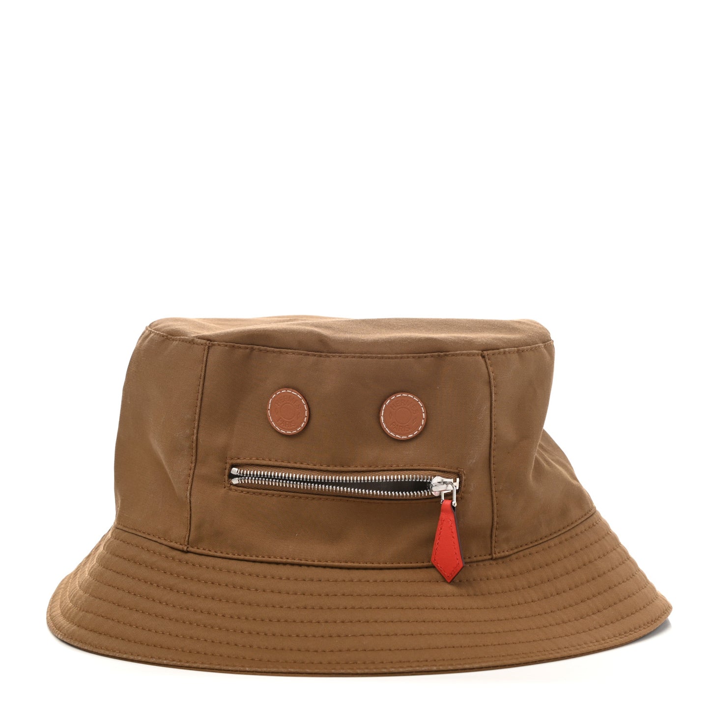 Gabardine Cotton Swift Bob Elvis Robot Bucket Hat 59 Brun Sepia Gold Capucine