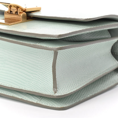 Celine Lizard Small Classic Box Flap Bag Pastel Green 8 of 8