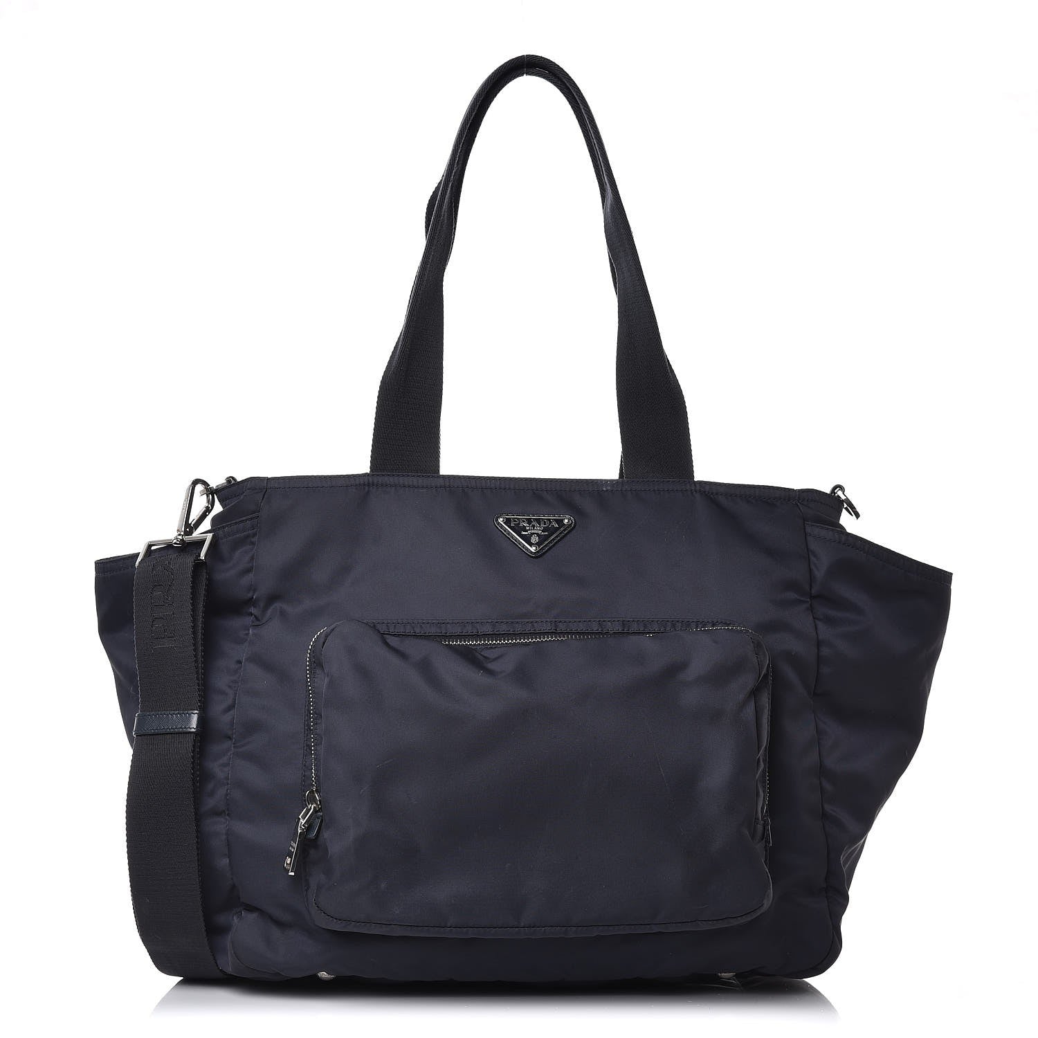 Prada Nylon Vela Baby Bag Blue 1 of 12