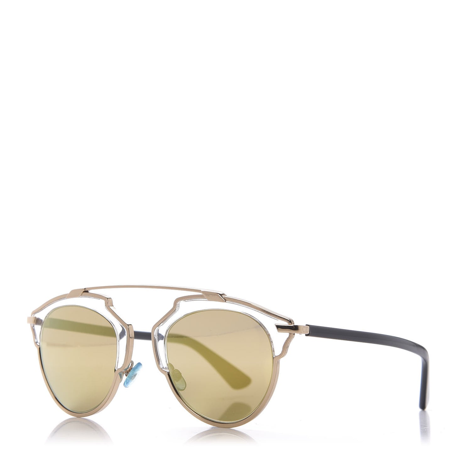 Mirrored So Real Sunglasses Gold