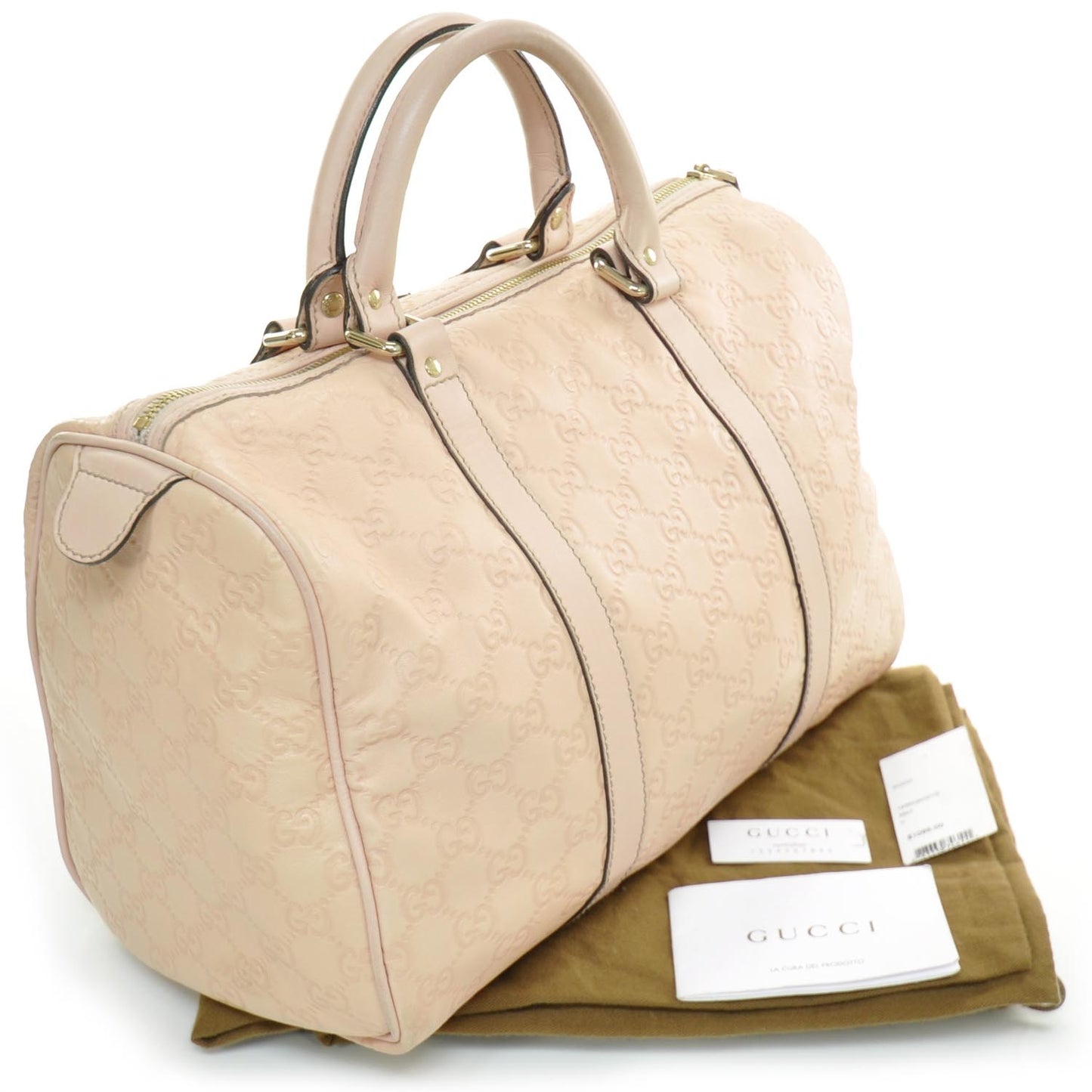 Guccissima Medium Joy Boston Rose Dragea