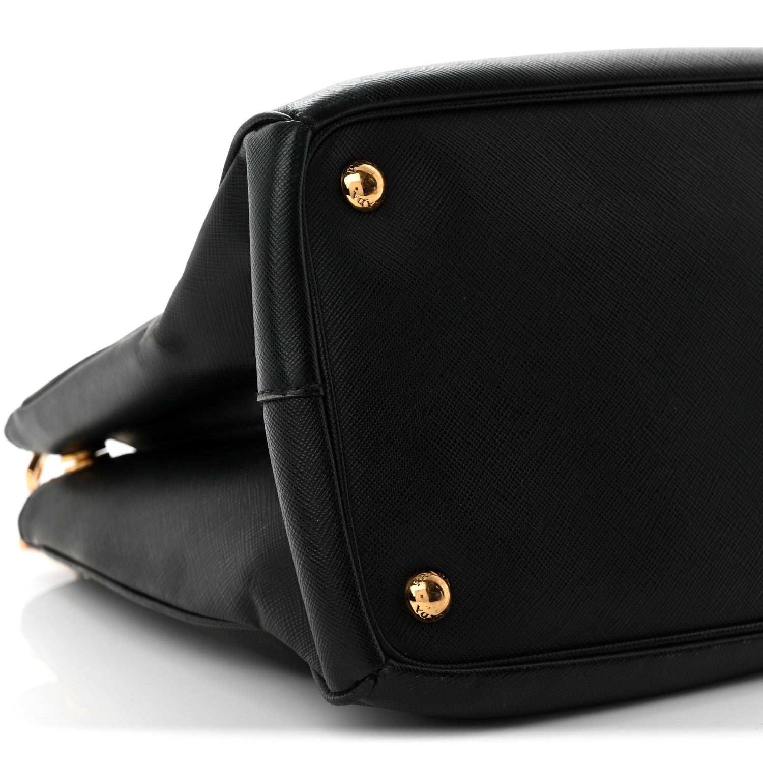 Prada Saffiano Medium Galleria Double Zip Tote Black 9 of 11