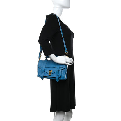 Proenza Schouler Lambskin Tiny PS1 Satchel Rip Tide 2 of 13