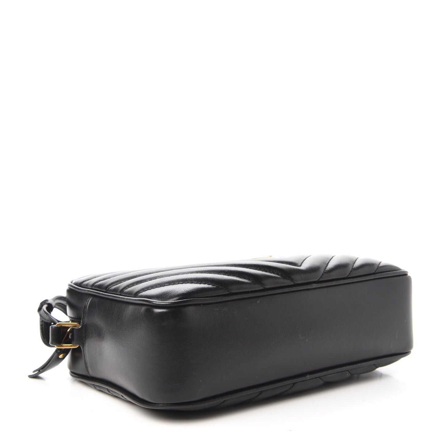 Calfskin Matelasse Monogram Lou Camera Bag Black