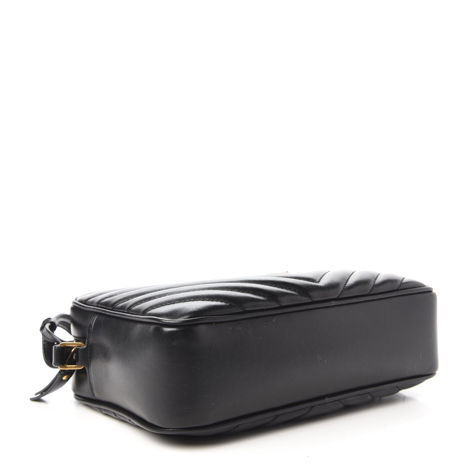 Saint Laurent Calfskin Matelasse Monogram Lou Camera Bag Black 4 of 9