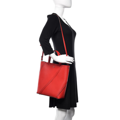 Proenza Schouler Smooth Calfskin Hex Tote Cardinal 2 of 9