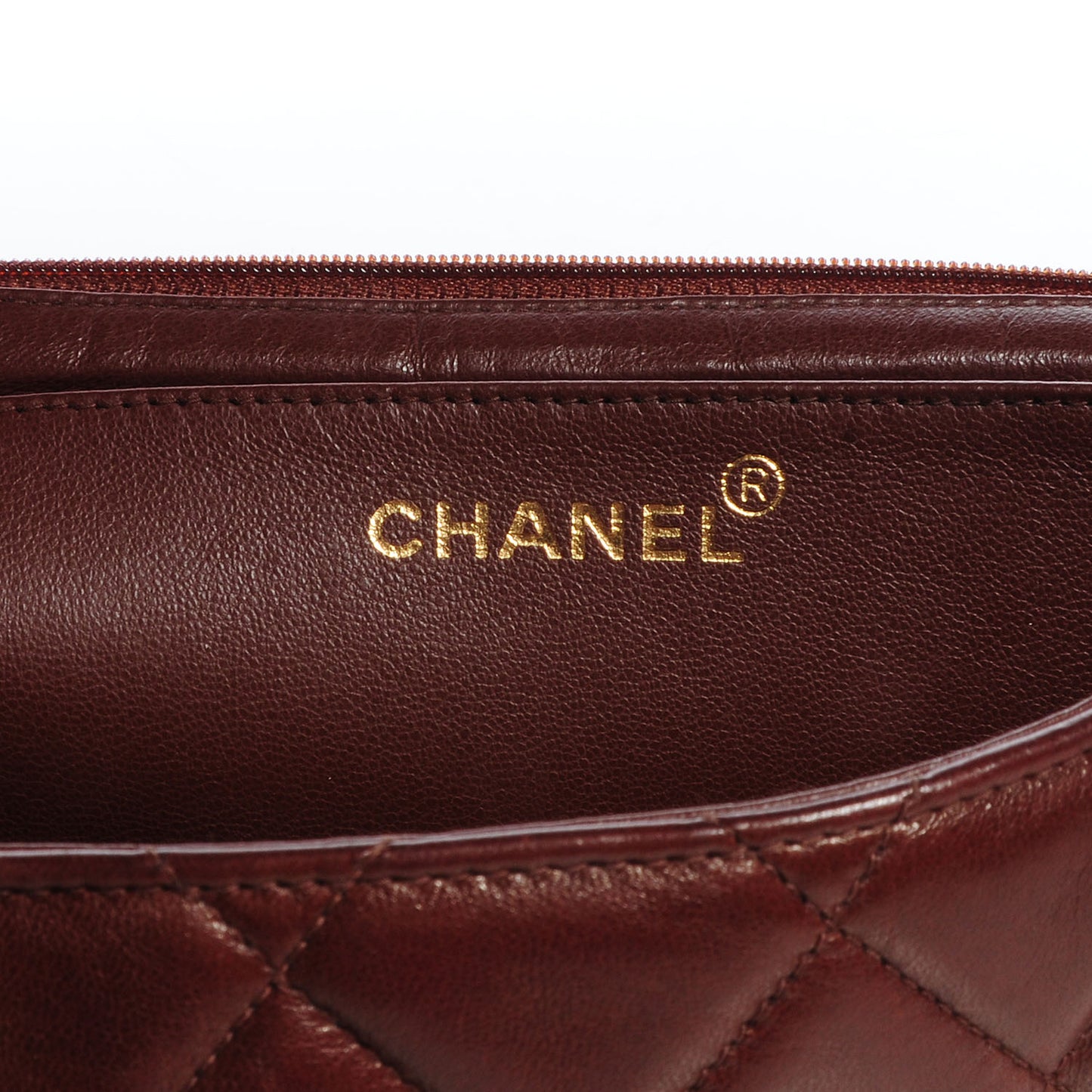 Lambskin Jumbo Flap Brown