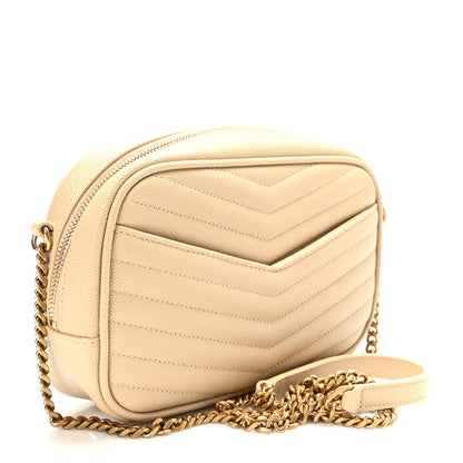 Saint Laurent Grain De Poudre Matelasse Monogram Mini Lou Camera Bag New Powder 3 of 9