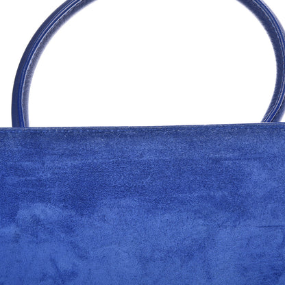 Celine Supple Calfskin Medium Phantom Luggage Royal Blue 9 of 9