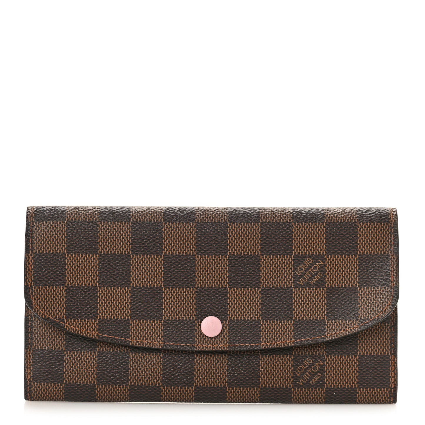 Damier Ebene Emilie Wallet Rose Ballerine