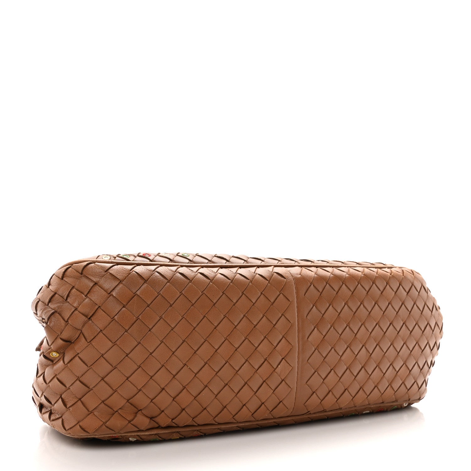 Bottega Veneta Nappa Intrecciato Shoulder Bag Brown 4 of 9