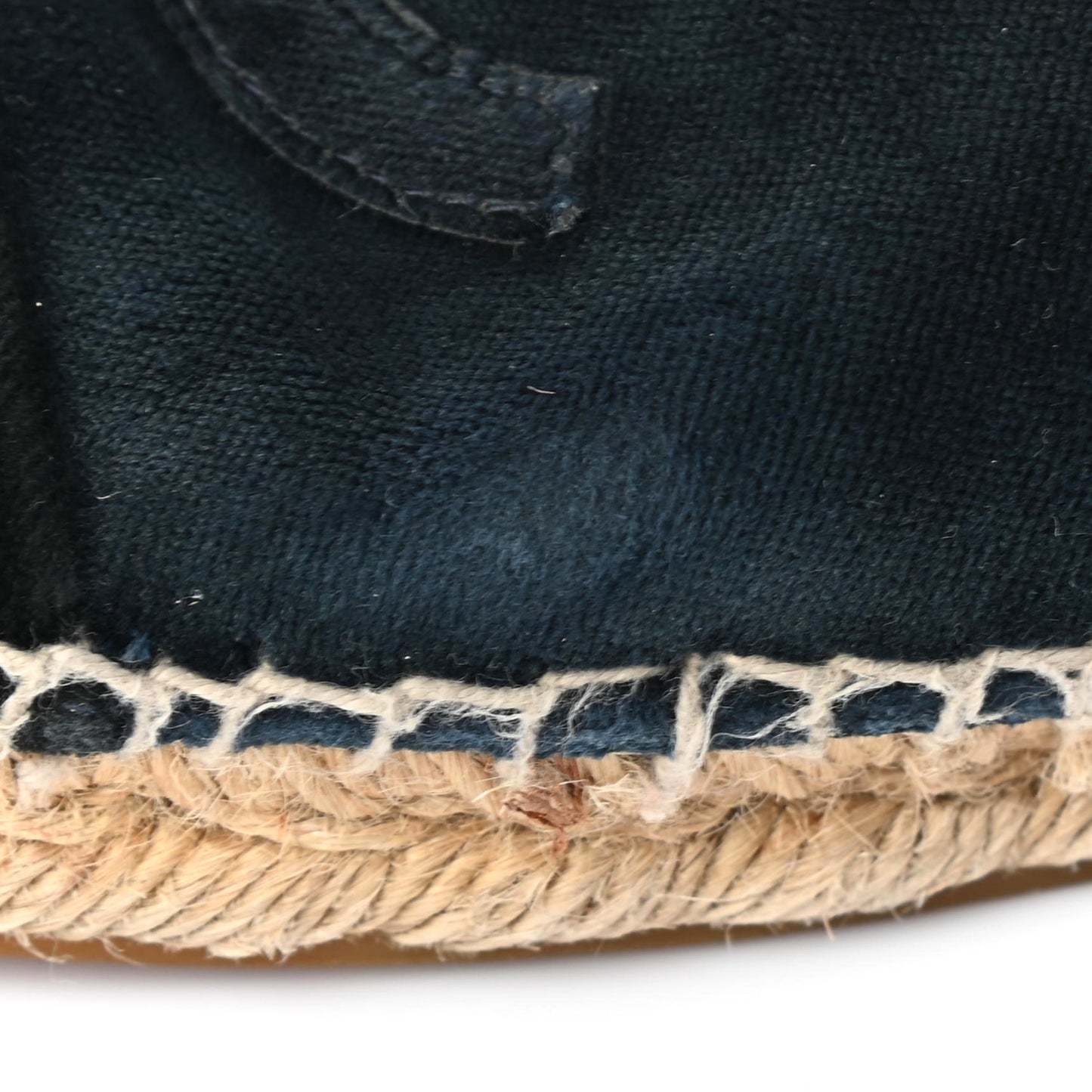 Velvet CC Espadrilles 39 Dark Navy Black