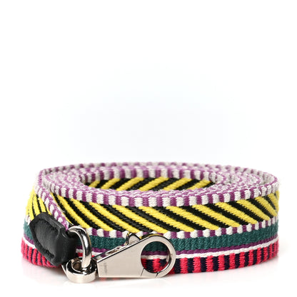 Hermes Toile Swift 25mm Sangle Cavale Shoulder Strap Multicolor Black 1 of 4