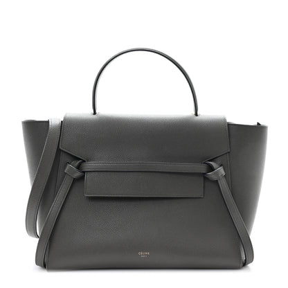 Celine Grained Calfskin Mini Belt Bag Grey 1 of 11