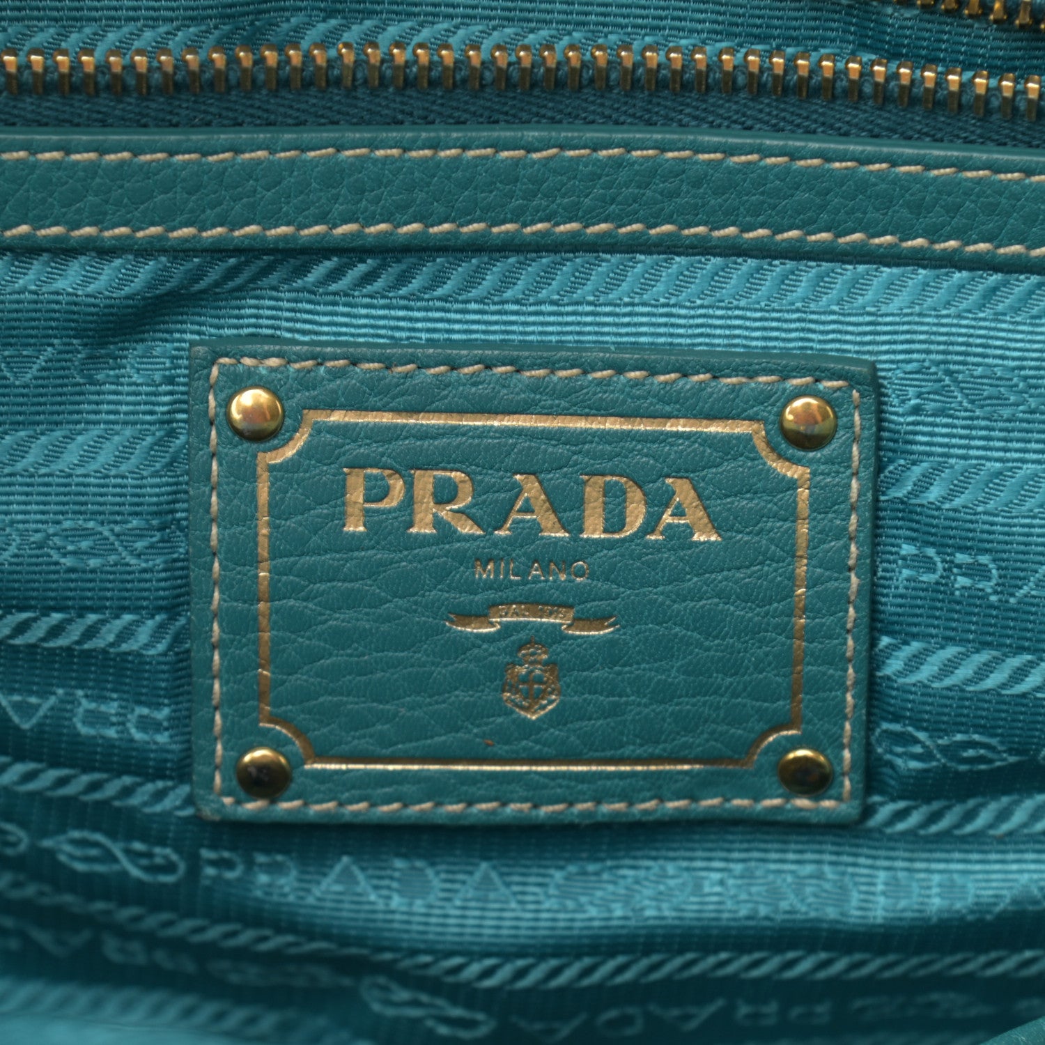 Prada Vitello Daino Shopping Tote Voyage 6 of 12