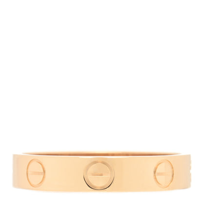 Cartier 18K Yellow Gold 3.5mm LOVE Wedding Band Ring 51 5.75 3 of 5