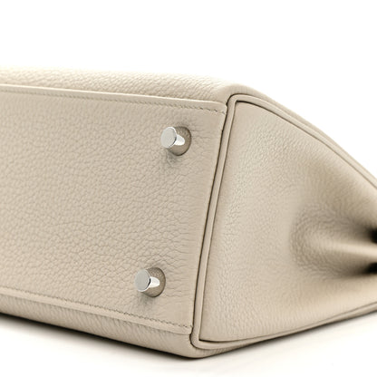 Hermes Togo Kelly Retourne 25 Beton Gris Asphalte 10 of 11