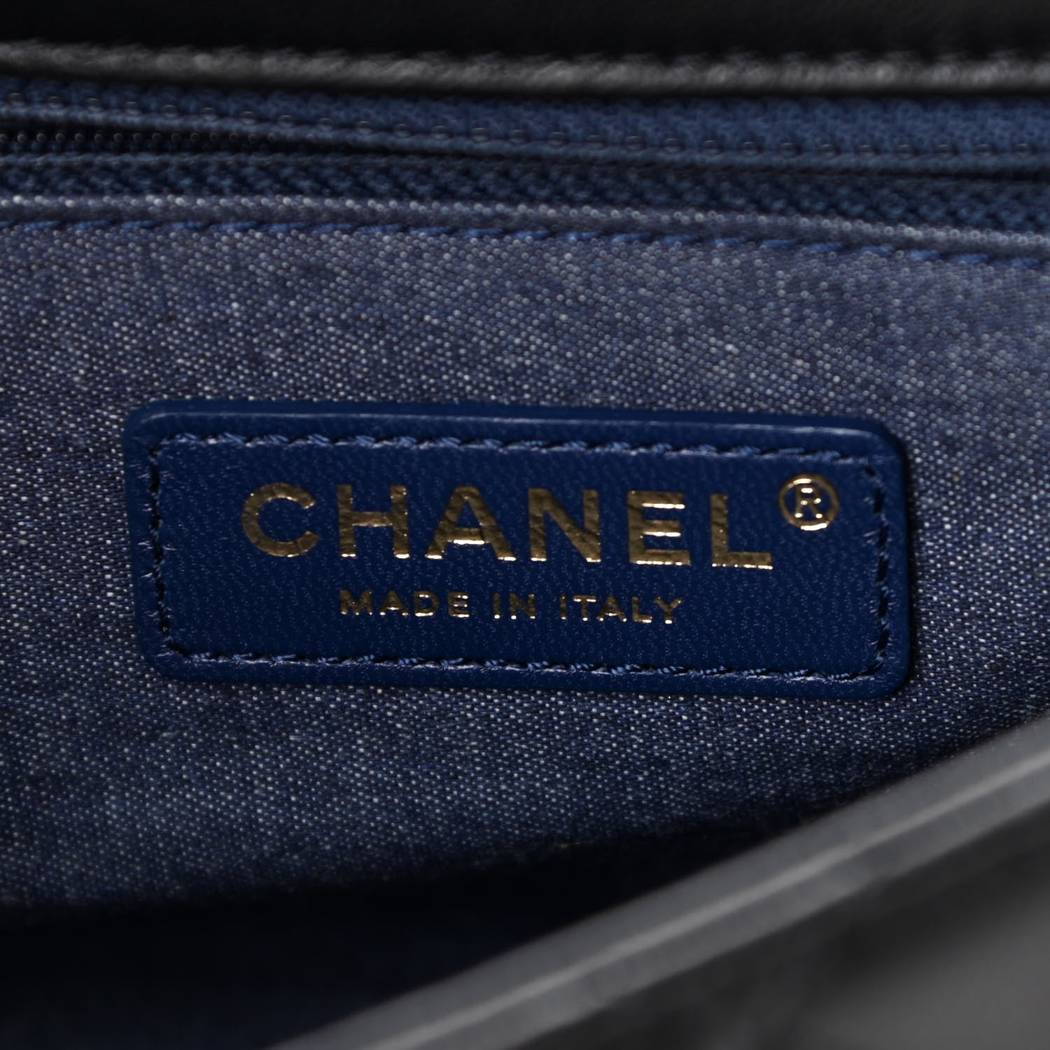 Chanel Lambskin Quilted Resin Bi-Color Chain Flap Bag Black 6 of 12