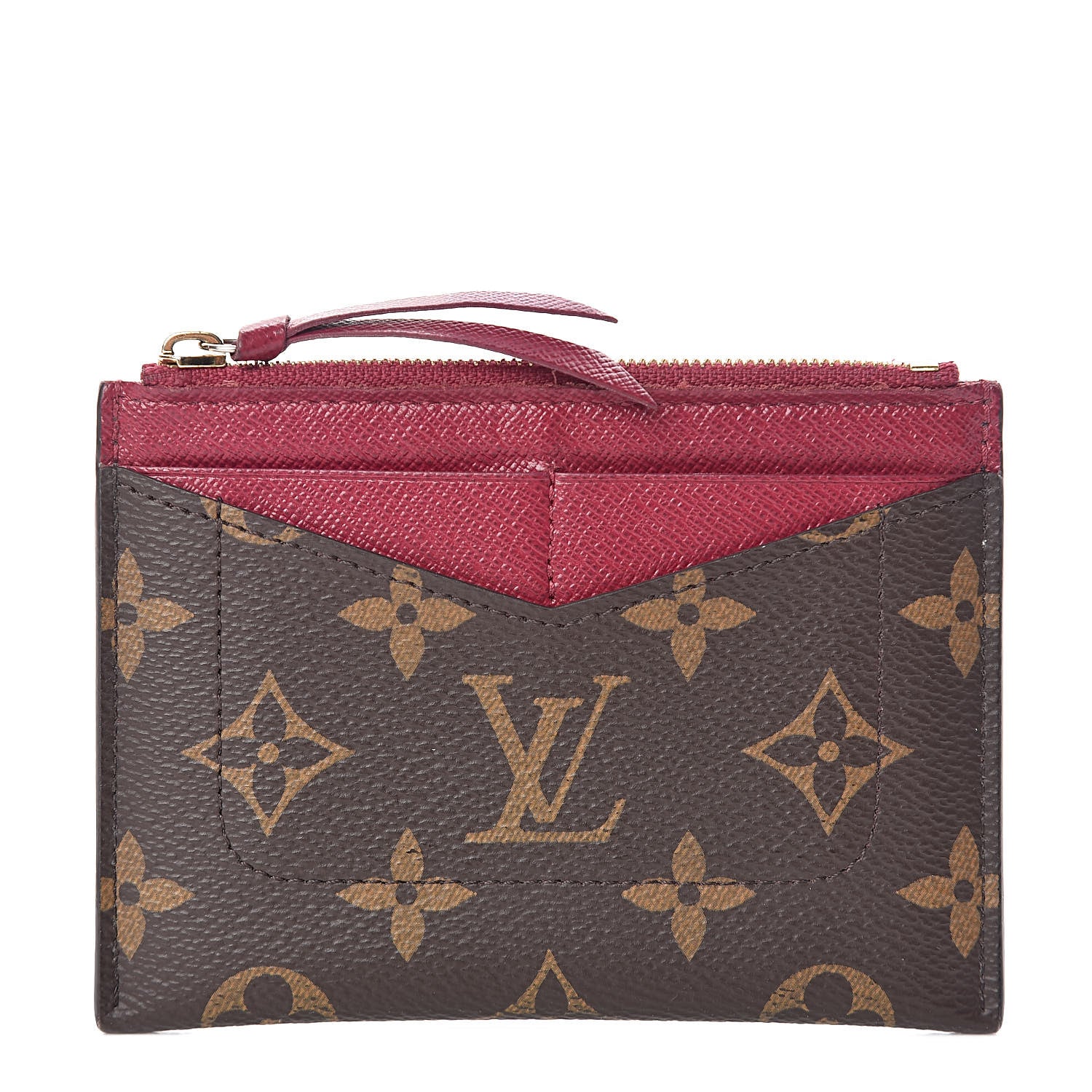 Louis Vuitton Monogram Zipped Card Holder Fuchsia 1 of 7