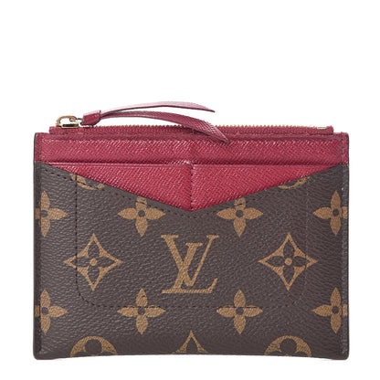 Louis Vuitton Monogram Zipped Card Holder Fuchsia 1 of 7