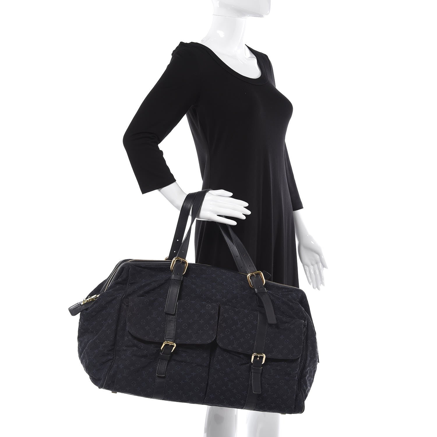 Louis Vuitton Mini Monogram Louise Blue 2 of 14