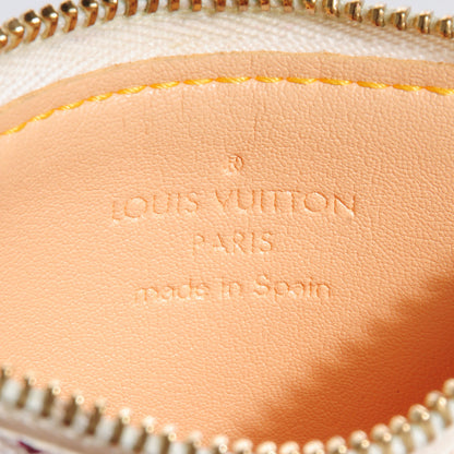 Louis Vuitton Monogram Multicolor Key Pouch White 6 of 7