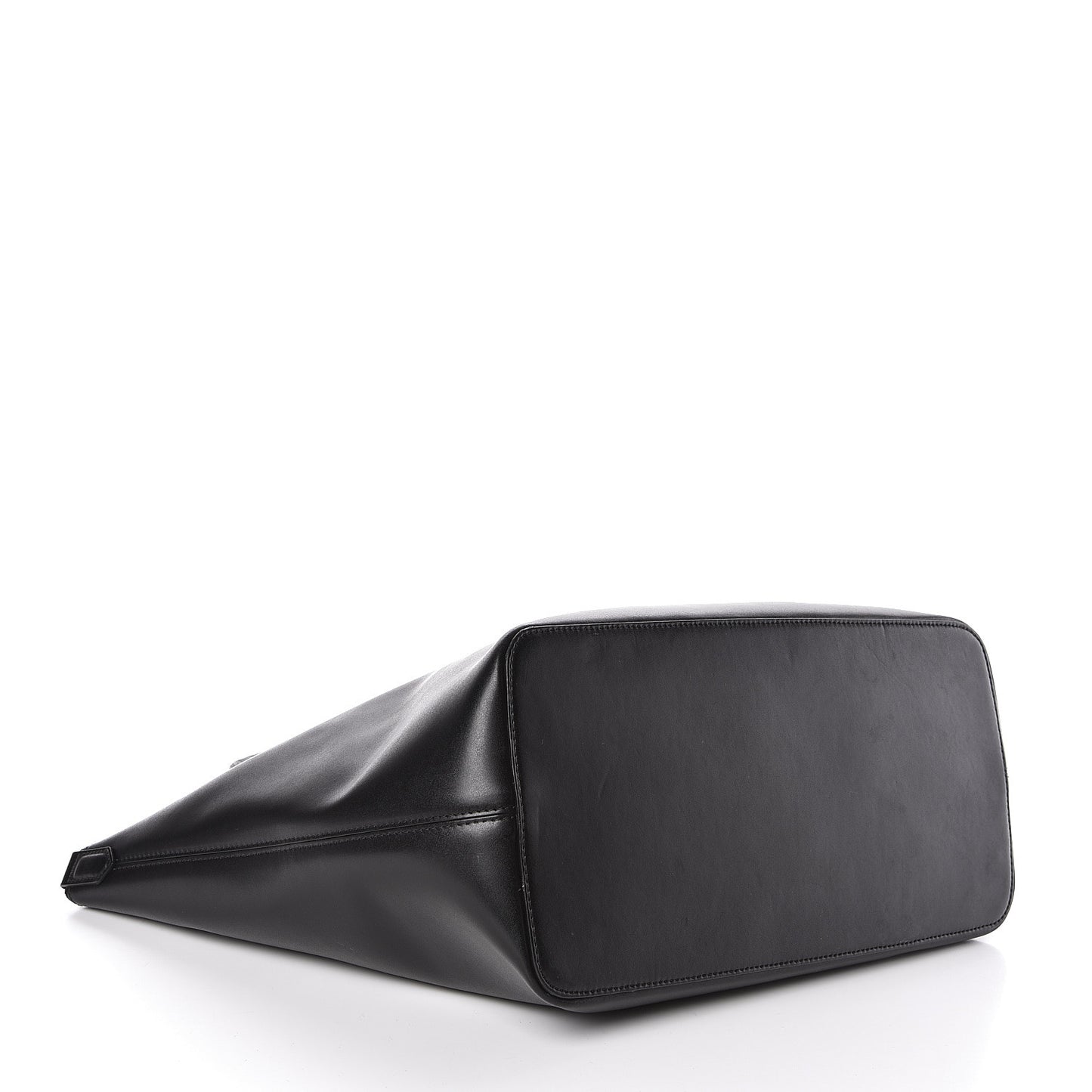 Calfskin Large Antigona Whipstitch Handle Tote Black