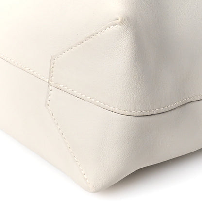 Hermes Veau Sikkim Taurillon Clemence Double Sens 36 Reversible Tote Bleu Pale Gris Perle 15 of 17