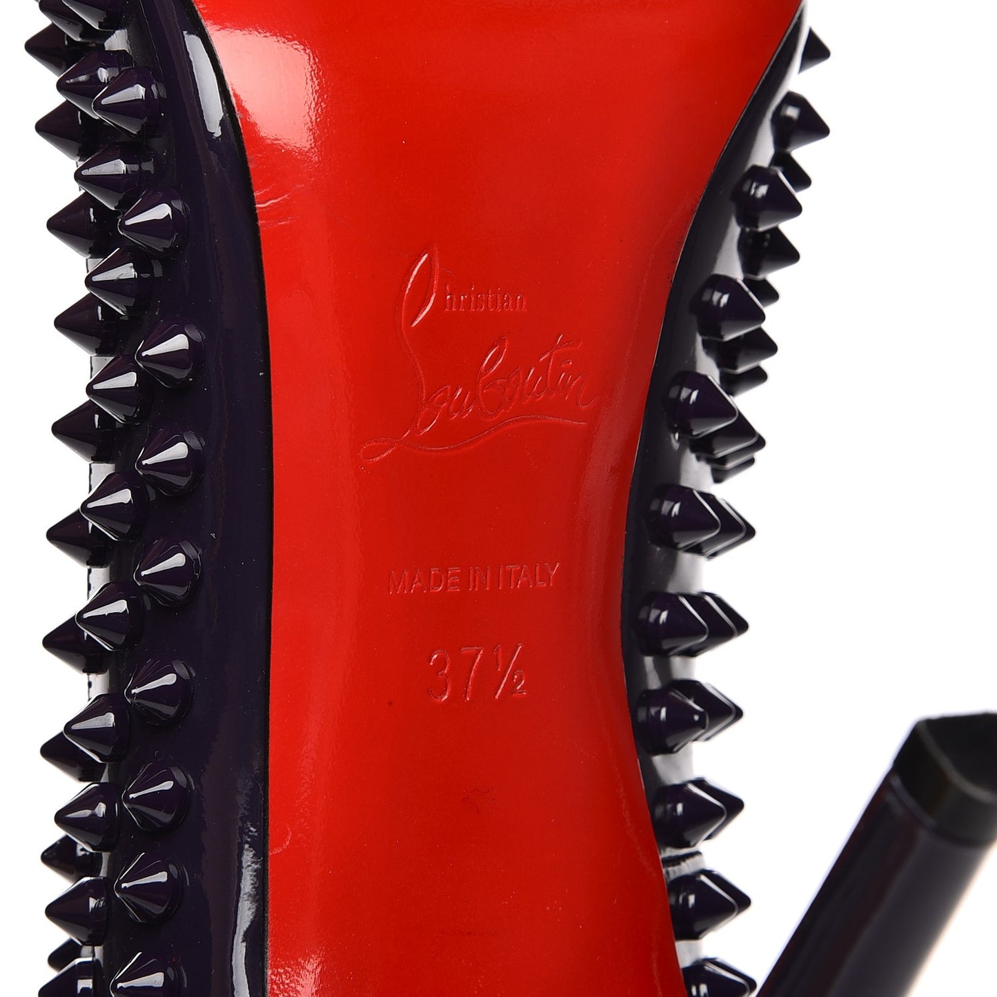 Patent Pigalle Spikes 100 Pumps 37.5 Iris