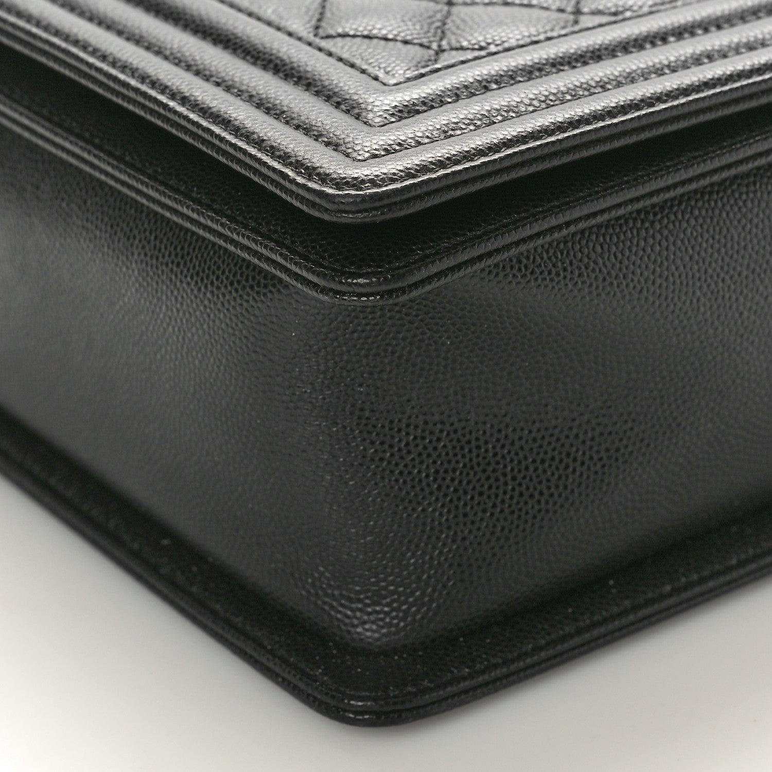 Chanel Caviar Quilted Large Boy Flap Black 9 of 12