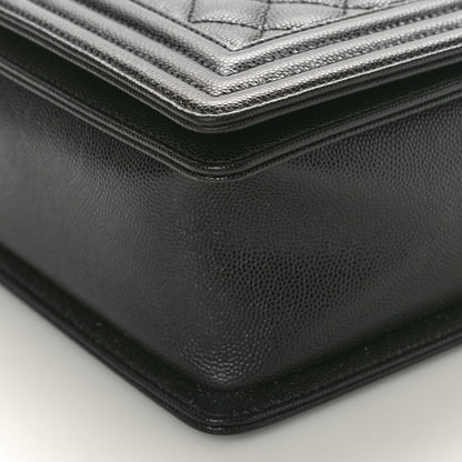 Chanel Caviar Quilted Large Boy Flap Black 9 of 12