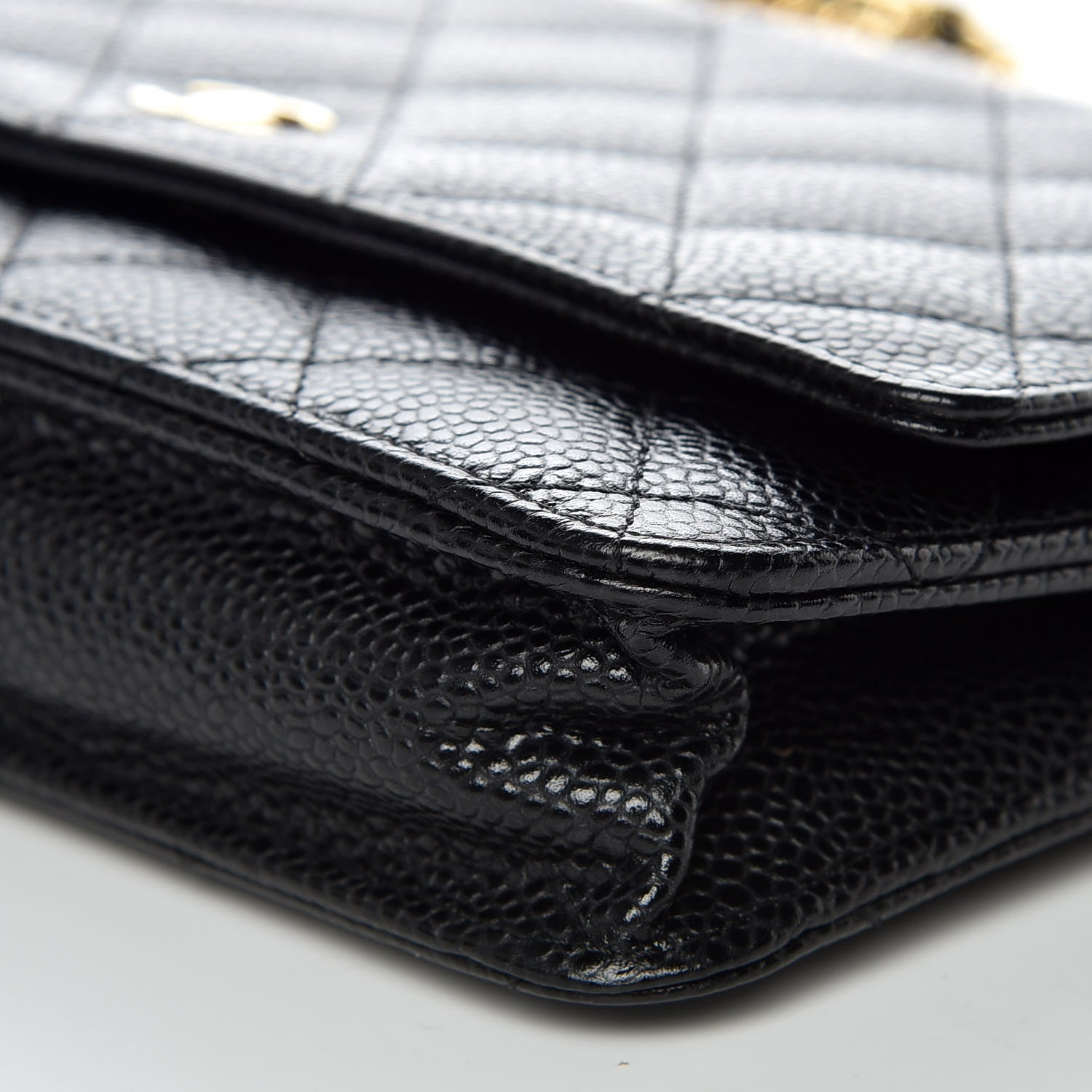 Chanel Caviar Quilted Wallet On Chain WOC Black 6 of 11