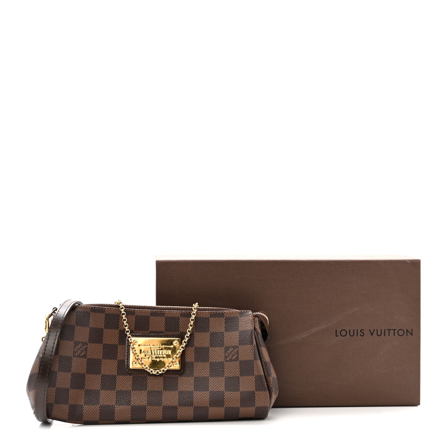 Louis Vuitton Damier Ebene Eva Clutch 1863795 – FASHIONPHILE