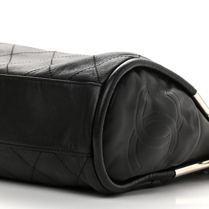 Chanel Lambskin Stitched Medium Ultimate Soft Tote Black 9 of 12