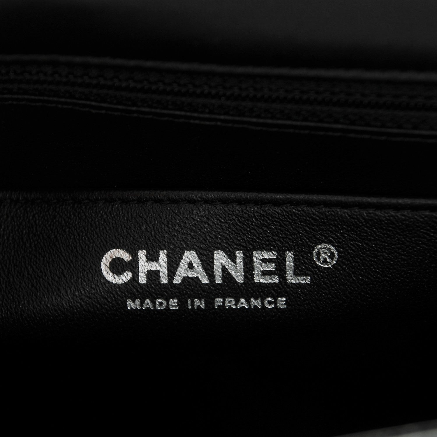 Chanel Lambskin Chevron Quilted Mini Square Flap Black 6 of 7