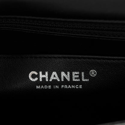 Chanel Lambskin Chevron Quilted Mini Square Flap Black 6 of 7