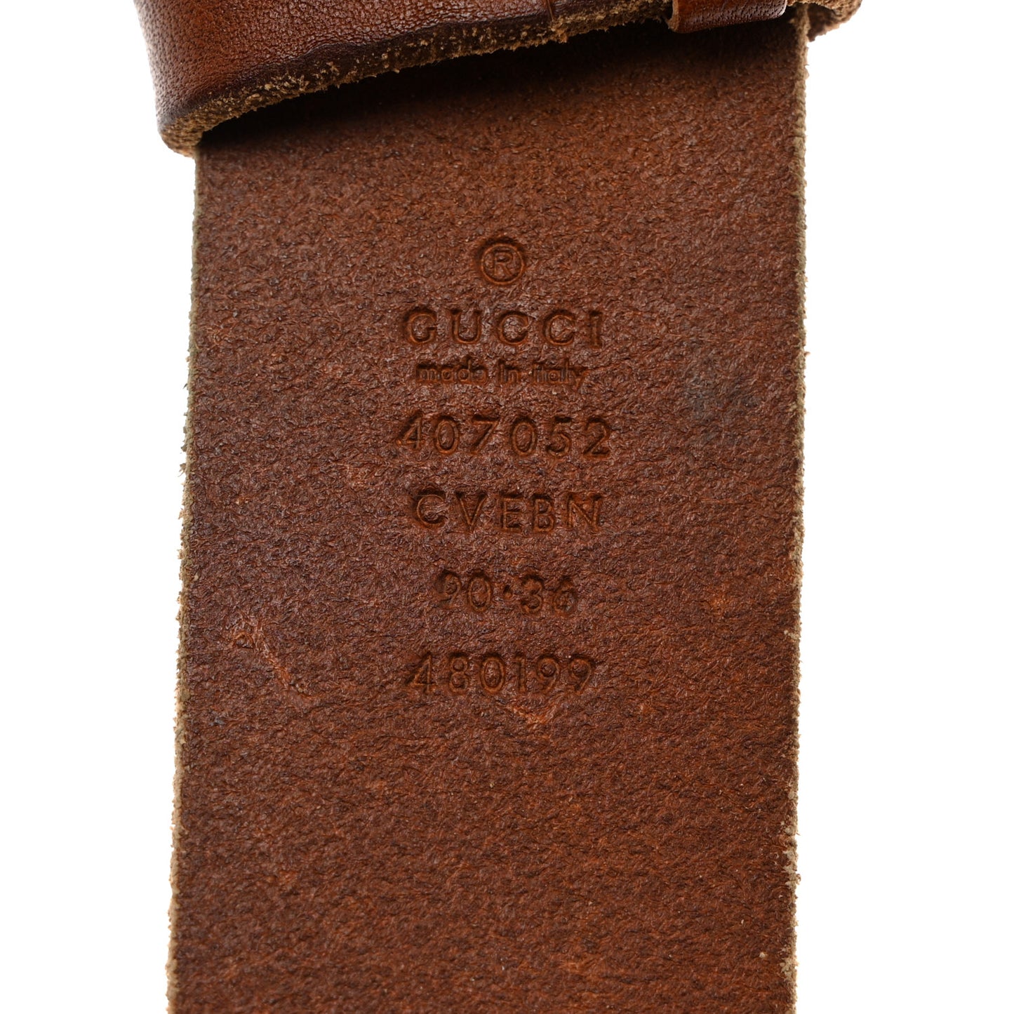 Calfskin Brass Feline Buckle Belt 90 36 Toscano