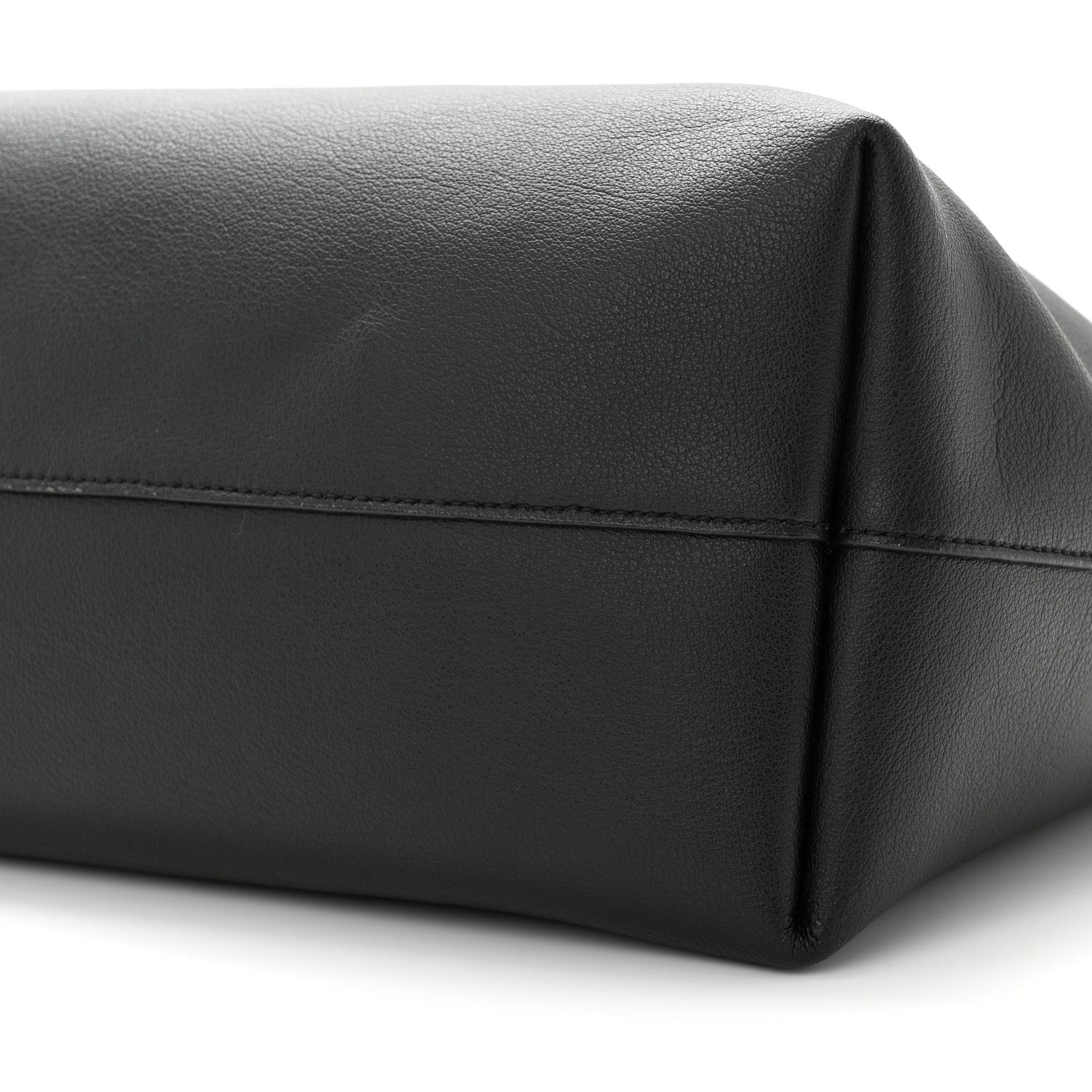 Saint Laurent Calfskin Large Shopping Tote Black 8 of 10